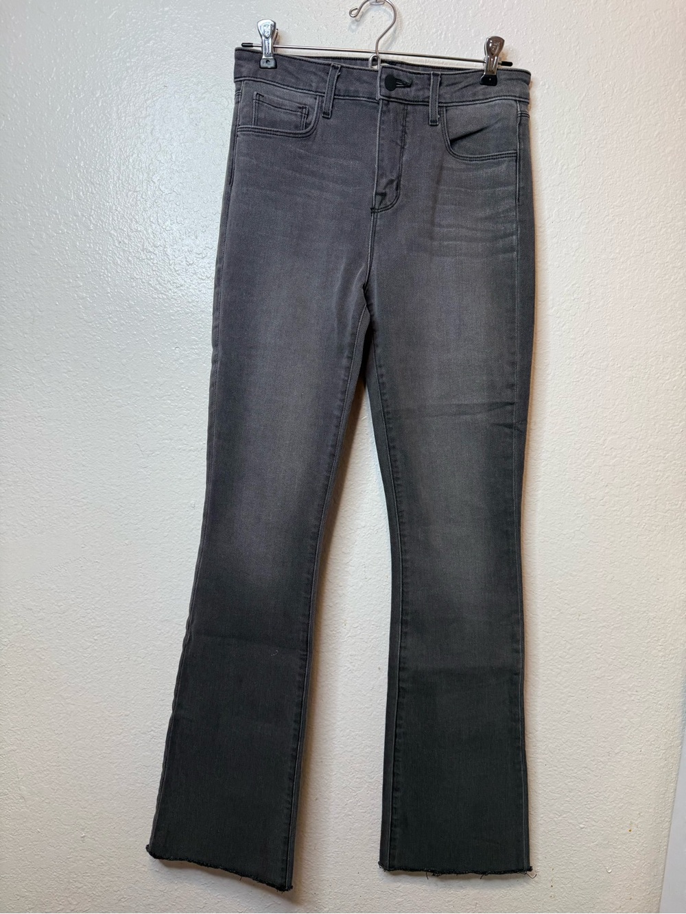 L’Agence Ruth High Rise Straight Jeans in Vintage Gray Size 26 Capsule Grunge